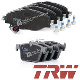 TO FIT AUDI A3 1.4 S-LINE 2012-2016 TRW PERFORMANCE FRONT AND REAR BRAKE PADS