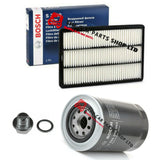 FOR MITSUBISHI SHOGUN 3.2 99-07 BOSCH SERVICE FILTER KIT 2 X BOSCH FILTERS PLUG