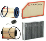 FULL SERVICE FILTER KIT FOR VOLVO XC60 2.0 DIESEL AIR OIL CABIN FUEL & PLUG