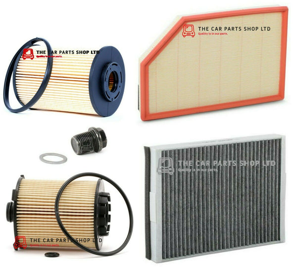FULL SERVICE FILTER KIT FOR VOLVO XC60 2.0 DIESEL AIR OIL CABIN FUEL & PLUG