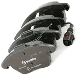 GENUINE BREMBO BRAKE PADS FOR VW GOLF SPORT MK5 TSI 1K1 - SENSOR ATTACHED