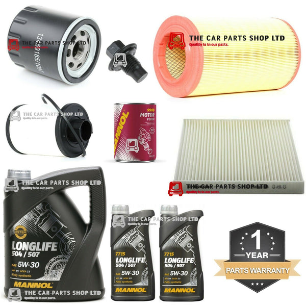FOR CITROEN JUMPER 130 HDI FULL SERVICE KIT ALL FILTERS ENGINE OIL & FLUSH PLUG