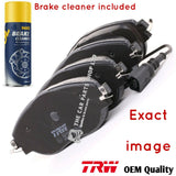 FOR AUDI S3 2.0 8V MK3 2012> GENUINE FRONT TRW BRAKE PADS & BRAKE CLEANER