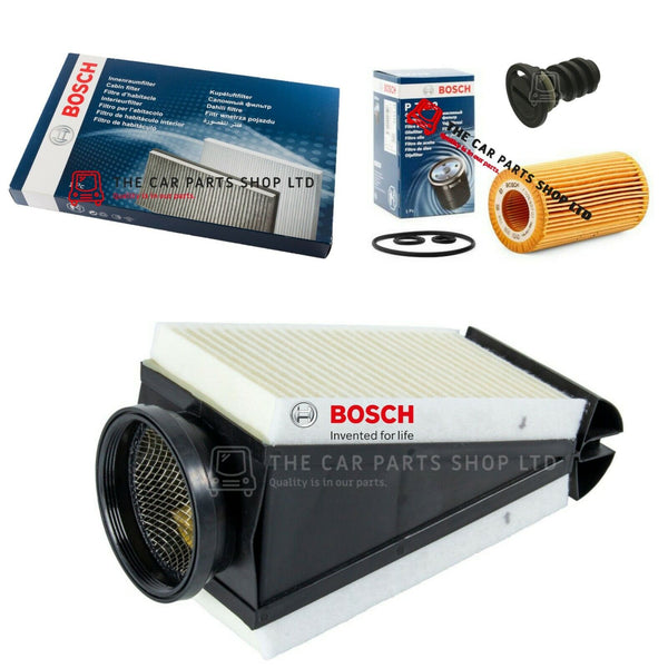 FITS MERCEDES C-CLASS C220D 14-18 BOSCH SERVICE FILTERS KIT AIR OIL POLLEN OE