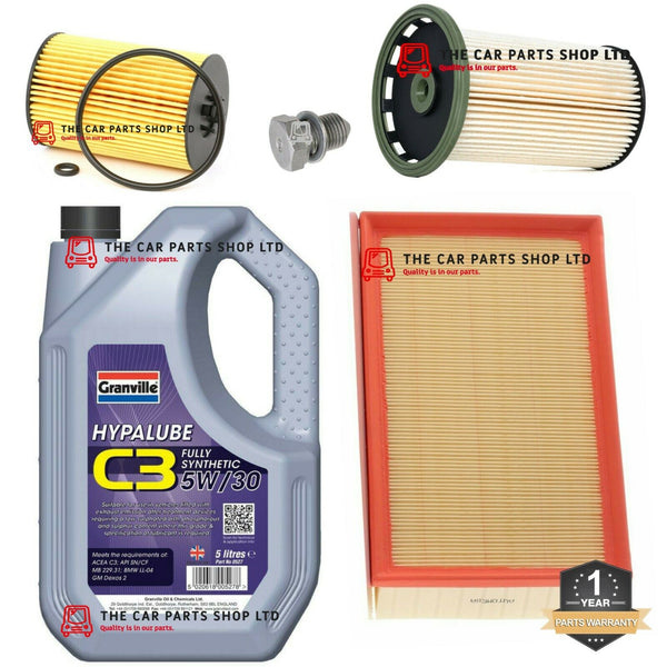 FOR VW PASSAT SE BUSINESS TDI B8 MK7 SERVICE KIT 5L OIL & FUEL OIL AND AIR NEW