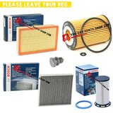 FOR VW PASSAT BUSINESS 1.6 2.0 TDI B8 FULL BOSCH SERVICE FILTERS KIT OE QUALITY