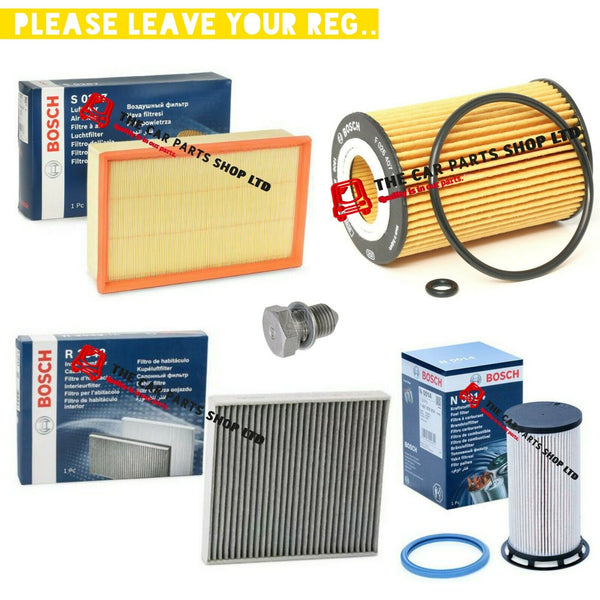 FOR VW PASSAT BUSINESS 1.6 2.0 TDI B8 FULL BOSCH SERVICE FILTERS KIT OE QUALITY
