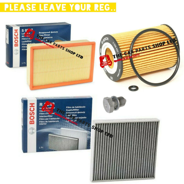 FOR VW PASSAT BUSINESS 1.6 TDI B8 BOSCH SERVICE FILTERS KIT POLLEN AIR OIL NEW