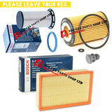 FOR VW PASSAT BUSINESS 1.6 TDI B8 BOSCH SERVICE FILTERS KIT FUEL + OIL + AIR KIT