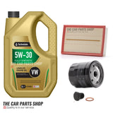 FOR SEAT LEON 1.5 TSI EVO MK3 13-20 SERVICE KIT 5L TECHNOLUBE OIL & OIL AIR PLUG