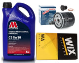 FOR SEAT LEON 1.5 TSI EVO MK3 13-20 BOSCH SERVICE KIT 5L OIL & AIR OIL FILTER
