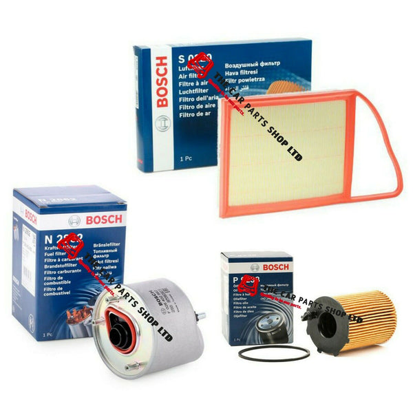 TO FIT PEUGEOT PARTNER MK2 1.6 HDI BOSCH SERVICE FILTER KIT FOR DV6D (9HP)