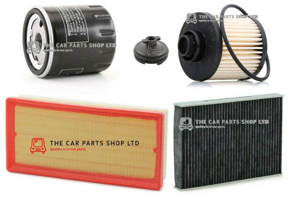 TO FIT PEUGEOT 3008 1.6 BLUEHDI ALLURE FULL SERVICE FILTERS KIT