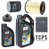FOR FORD KUGA 2.0 TDCI MK2 2012> SERVICE KIT 6L 0W30 + AIR OIL CABIN AND SUMP PL
