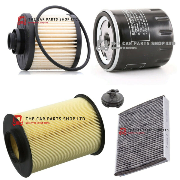 FOR FORD KUGA 2.0 TDCI MK2 2012> FULL SERVICE FILTERS KIT AND SUMP PLUG NEW