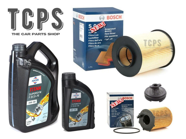 TO FIT FORD KUGA TDCI MK2 2012> BOSCH SERVICE KIT 6L ENGINE OIL BOSCH OIL & AIR