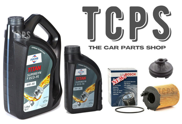 TO FIT FORD KUGA TDCI MK2 2012  BOSCH SERVICE KIT BOSCH OIL FILTER FUCHS 0W30 6L