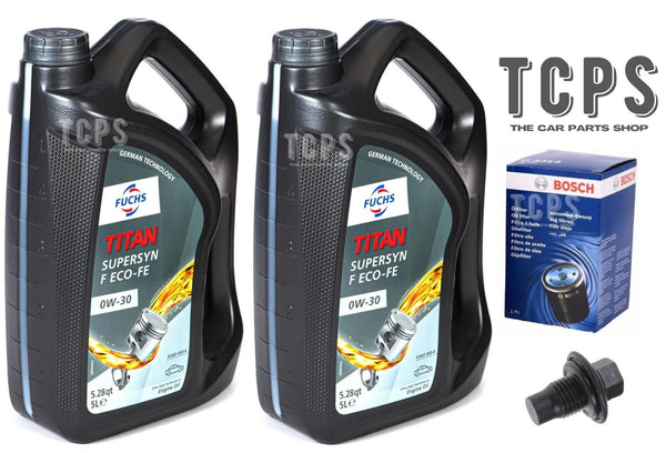 FITS FORD TRANSIT CUSTOM 2.0 V362 BOX BOSCH SERVICE KIT 10L 0W30 BOSCH FILTER
