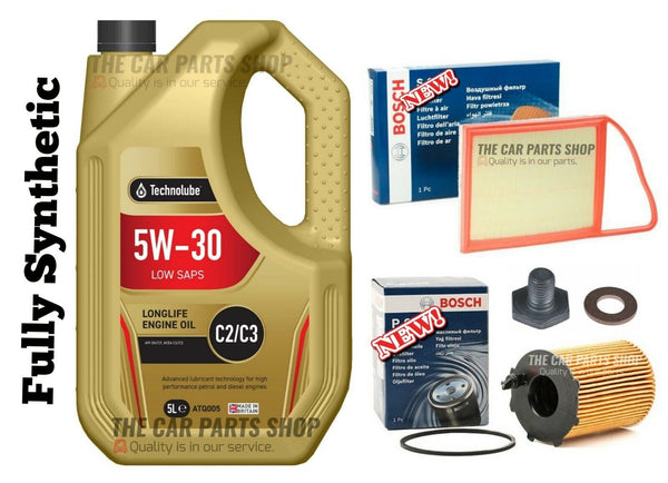 FITS PEUGEOT 3008 1.6 HDI >2016 BOSCH SERVICE KIT 5L GRANVILLE & 2 FILTERS BOSCH