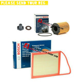 FITS PEUGEOT 3008 1.6 HDI >2016 BOSCH SERVICE FILTERS KIT AIR AND OIL FILTER KIT