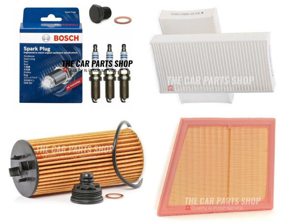 FOR MINI COOPER 1.2 PETROL 2014> FULL SERVICE FILTERS KIT AND BOSCH SPARK PLUGS