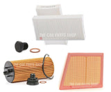 FOR MINI COOPER 1.2 PETROL 2014> SERVICE FILTERS KIT AIR OIL + POLLEN PLUG