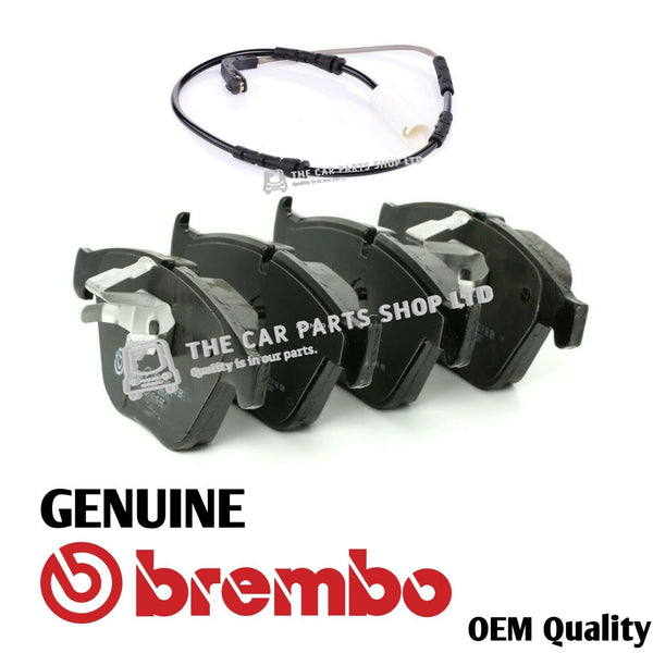 GENUINE BREMBO FRONT BRAKE PADS & WEAR SENSOR TO FIT BMW 330D E92 E93