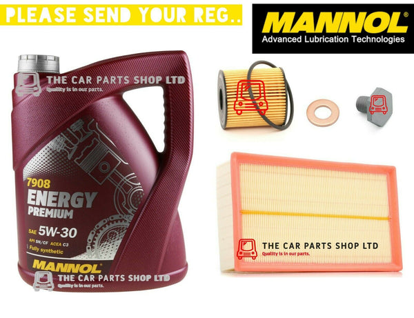 SERVICE KIT TO FIT CITROEN C4 GRAND PICASSO MK1 2.0 HDI 5L MANNOL + OIL AIR FILT