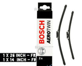 FRONT BOSCH WIPER BLADES SET TO FIT HYUNDAI i30 HATCHBACK (GD) 2012> NEXT DAY
