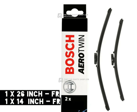 FRONT BOSCH WIPER BLADES SET TO FIT HYUNDAI i30 HATCHBACK (GD) 2012> NEXT DAY