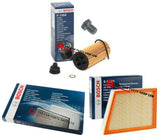 FITS MINI COOPER 1.2 PETROL 2014> BOSCH SERVICE FILTER KIT AIR OIL CABIN FILTER