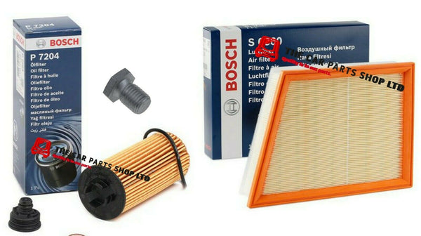 FITS MINI COOPER 1.2 PETROL 2014> BOSCH SERVICE FILTER KIT OIL AND AIR FILTER OE