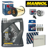 FOR FORD FOCUS 1.6 ZETEC 11-14 FULL BOSCH SERVICE KIT 5L OIL + FILTERS + PLUGS