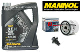 FOR FORD FOCUS 1.6 PETROL 11-14 BOSCH SERVICE KIT 5L OIL & BOSCH FILTER & PLUG