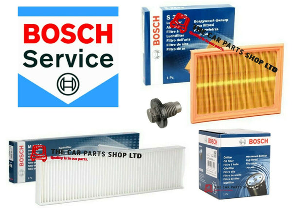FITS MINI HATCH ONE 1.6 R50 BOSCH SERVICE FILTERS KIT BOSCH AIR OIL POLLEN NEW