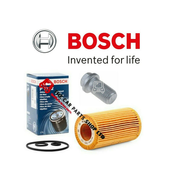 FOR MERCEDES SPRINTER 906 CDI BOSCH SERVICE FILTER KIT OIL FILTER & DRAIN PLUG