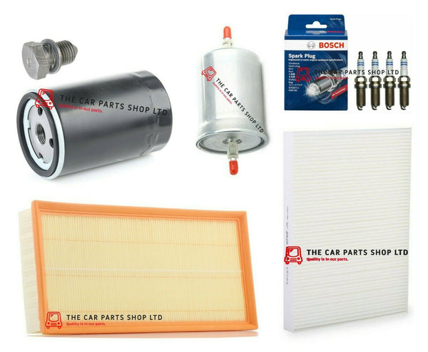 FITS AUDI TT 1.8 TURBO MK1 00-05 FULL SERVICE FILTER KIT WITH BOSCH SPARK PLUGS