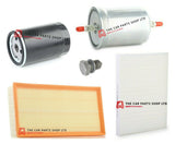 FITS AUDI TT 1.8 TURBO MK1 00-05 SERVICE FILTER KIT AIR OIL CABIN FUEL AND PLUG