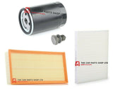 FITS AUDI TT 1.8 TURBO MK1 00-05 SERVICE FILTER KIT CABIN OIL AIR FILTER KIT