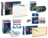 TO FIT AUDI TT 1.8 PETROL 2000-05 FULL BOSCH SERVICE FILTER KIT + BOSCH PLUGS
