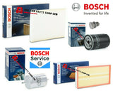 TO FIT AUDI TT 1.8 PETROL 2000-05 BOSCH SERVICE FILTER KIT 4 FILTERS IN BOSCH OE