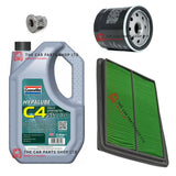FOR NISSAN QASHQAI 1.5 DCI MK2 08/2014> SERVICE KIT AIR & OIL FILTER & C4 OIL 5L