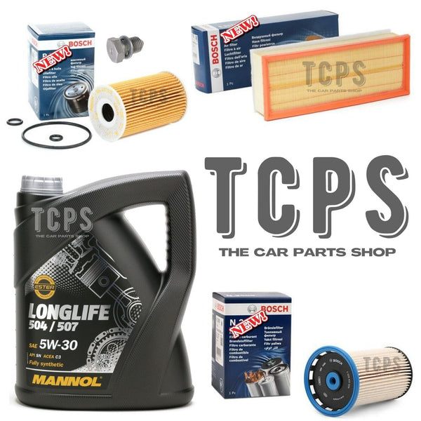 FOR VW TIGUAN 2.0 TDI MK1 (5N) BOSCH SERVICE KIT 5L OIL & FUEL OIL AND AIR PLUG