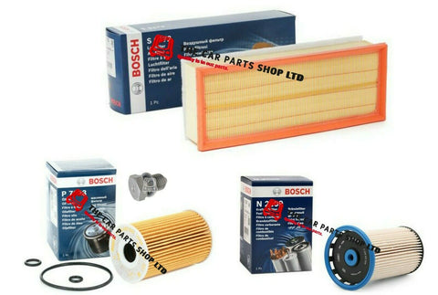 FOR VW TIGUAN SPORT TDI MK1 BOSCH SERVICE FILTERS KIT FUEL AIR AND OIL IN BOSCH