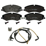 FRONT BRAKE PADS AND SENSOR FOR RANGE ROVER SPORT SDV6 MK2