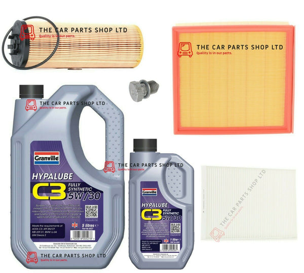 FITS AUDI A4 2.5 V6 TDI (8E) 2001-2008 SERVICE KIT 6L 5W30 + POLLEN  AIR OIL NEW