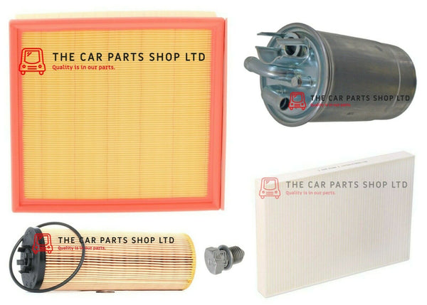 FITS AUDI A4 2.5 V6 TDI (8E) 01-08 FULL SERVICE FILTERS KIT AND DRAIN PLUG