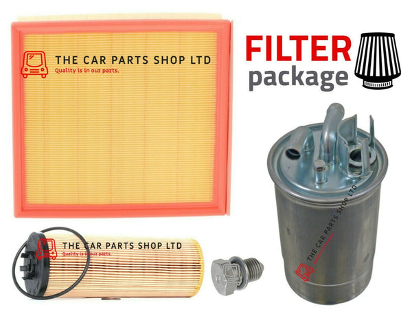 FITS AUDI A4 2.5 V6 TDI (8E) 01-08 SERVICE FILTERS KIT FUEL AIR AND OIL FILTER