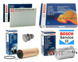 TO FIT AUDI A4 2.5 TDI 2001-2008 FULL BOSCH SERVICE FILTERS KIT