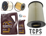 FOR FORD KUGA 2.0 DIESEL MK1 08-10 SERVICE KIT 6L OIL + FUEL AIR OIL & SUMP PLUG